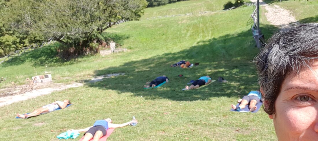yoga e trekking a monte caio